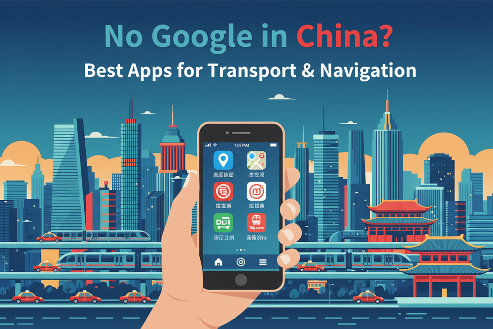 No Google in China? Best Apps for Transport & Navigation