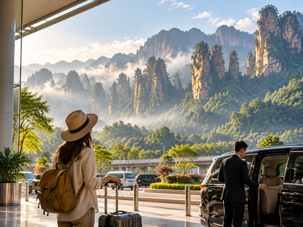 Singapore to Zhangjiajie — Airport Pick-up & Hotel Check-in — Zhangjiajie