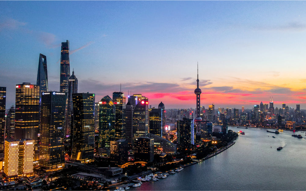 China city skyline