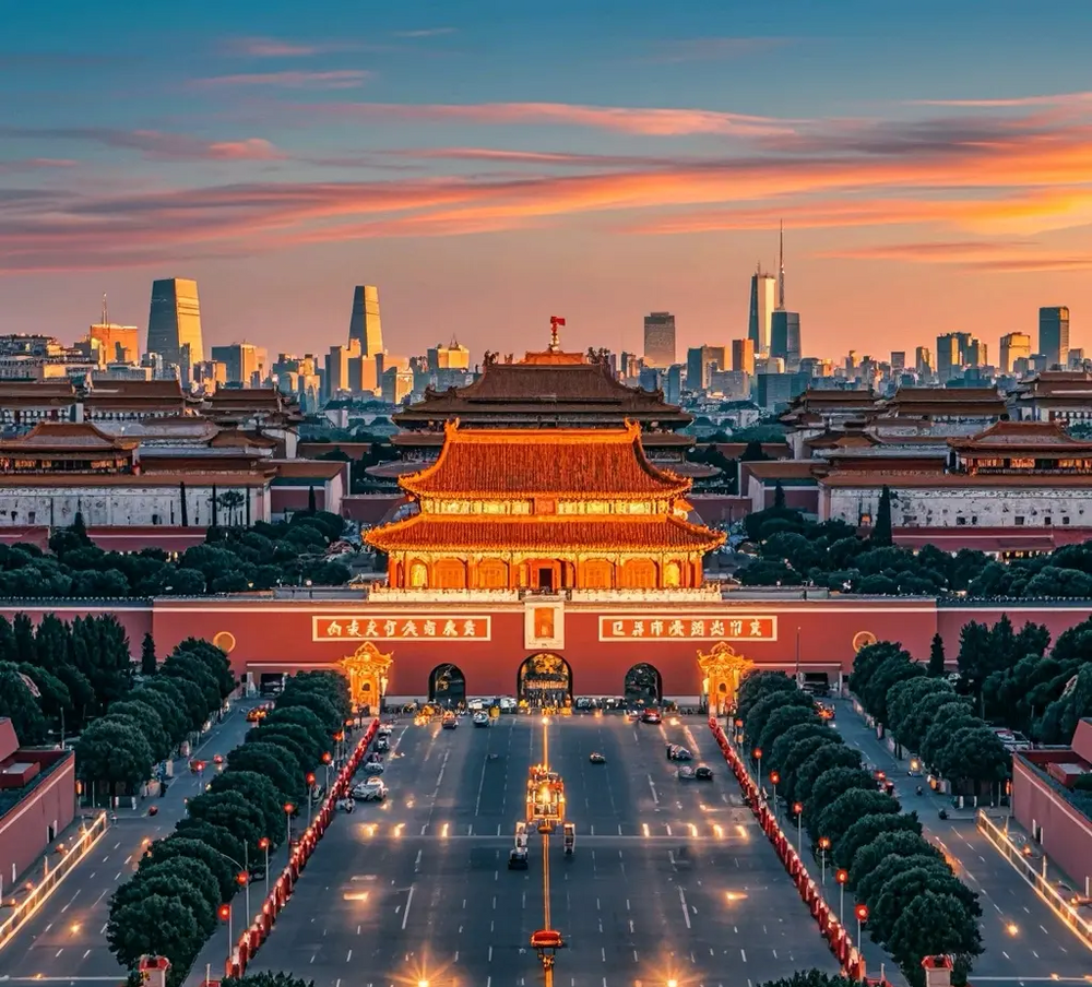 China city skyline