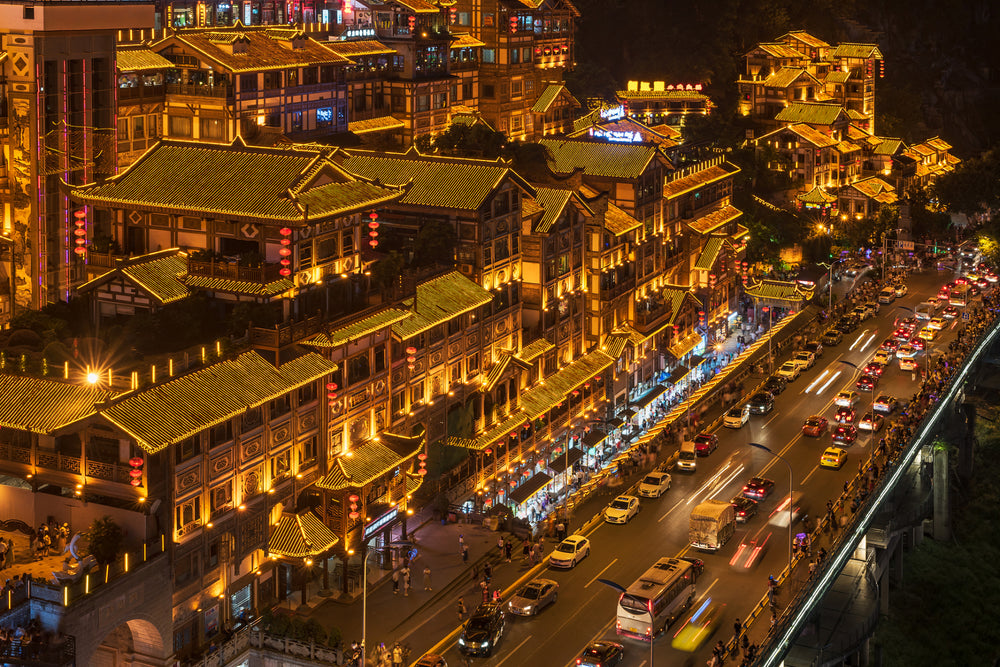 Hongya Cave in Chongqing