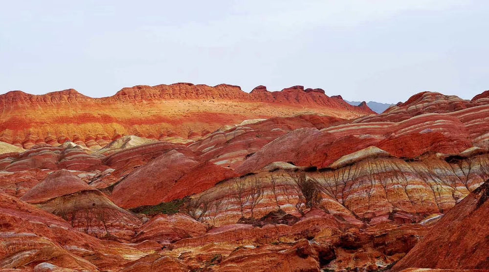Colorful Rainbow Mountains in Zhangye