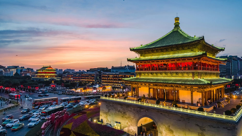 China city skyline
