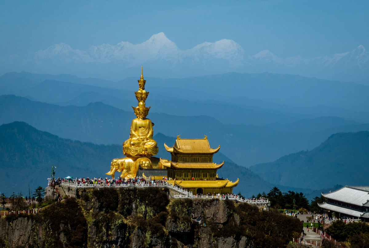Chengdu, Sichuan, China — giant pandas, traditional teahouses and Sichuan food culture